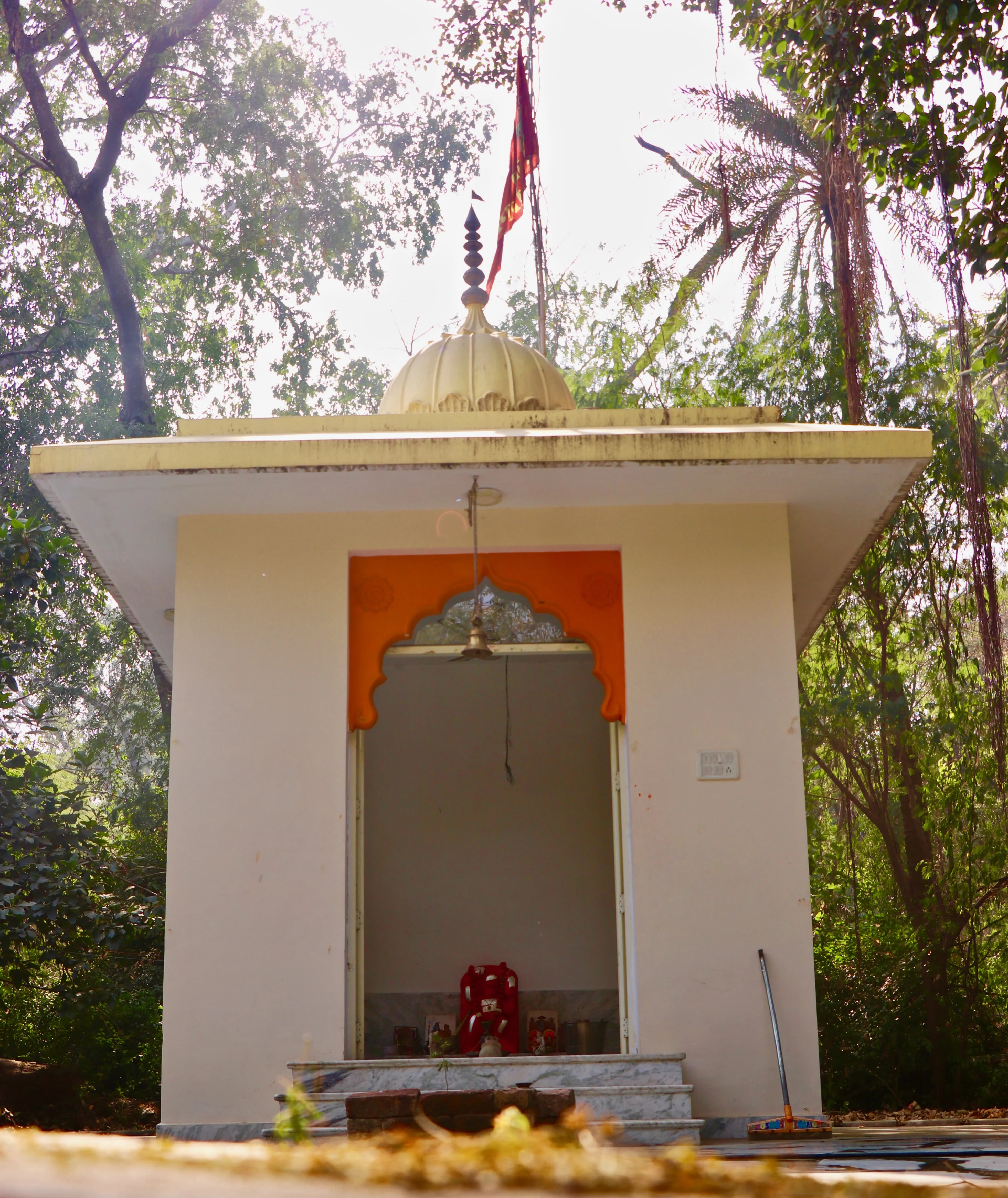 Temple image in the Scindia Kanya Vidyalaya Campus