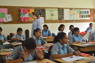 Classroom photo of SKV girls schools